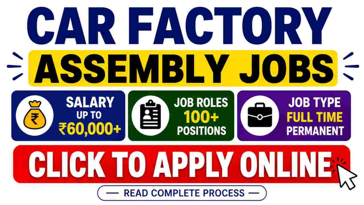 Automobile Industry Hiring 2026: Machine Operator Jobs For Freshers Explained